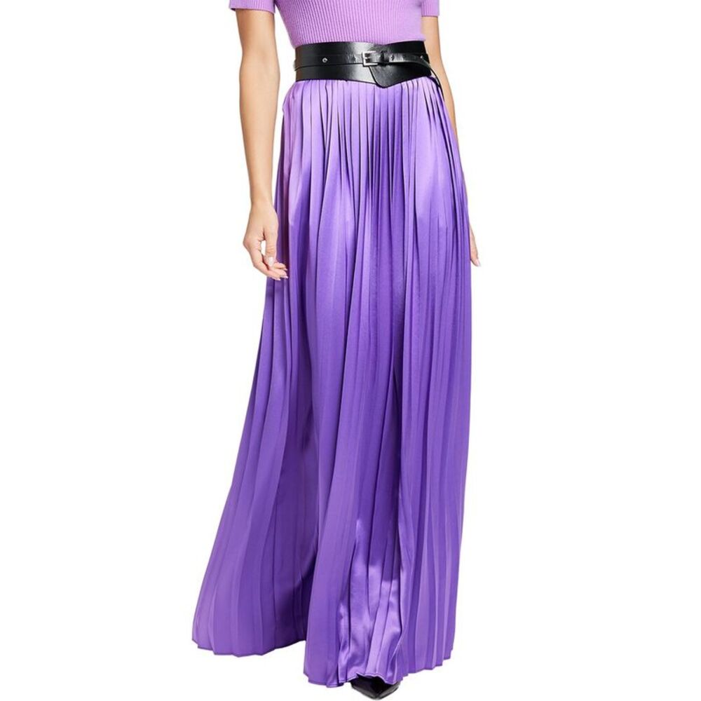 Toccin Womens  Dillon Midi Skirt, Purple
